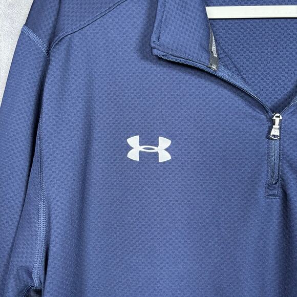 Under Armour Notre Dame 1/4 Zip ColdGear Reactor Pullover XXL - Picture 4 of 10
